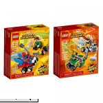 LEGO Super Heroes Micro Spider Man and Thor 2-Pack Bundle Building Kit 168 Piece Stacking Toys  B0787GLH3D